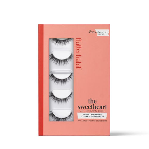 Load image 1 in gallery view. FlutterHabit STICKtionary Sweetheart Self Adhesive Eyelashes Kit