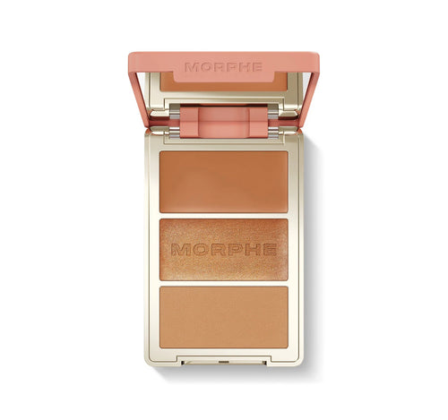 Load image 1 in gallery view. Morphe Cheek Thrills Multi-Finish Face Trio