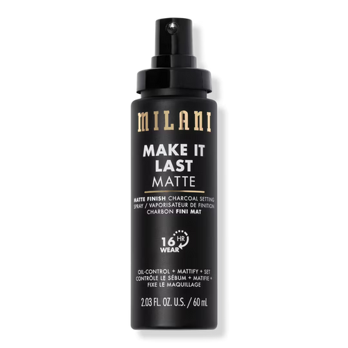 Load image 1 in gallery view. Milani Make It Last Matte - Matte Finish Charcoal Setting Spray