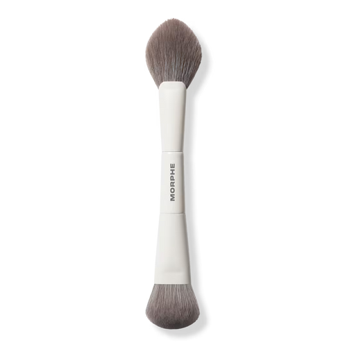 Load image 1 in gallery view. Morphe M200 Dual-Ended Cream & Powder Blush Brush