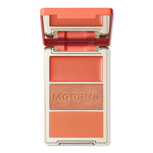 Load image 1 in gallery view. Morphe Cheek Thrills Multi-Finish Face Trio