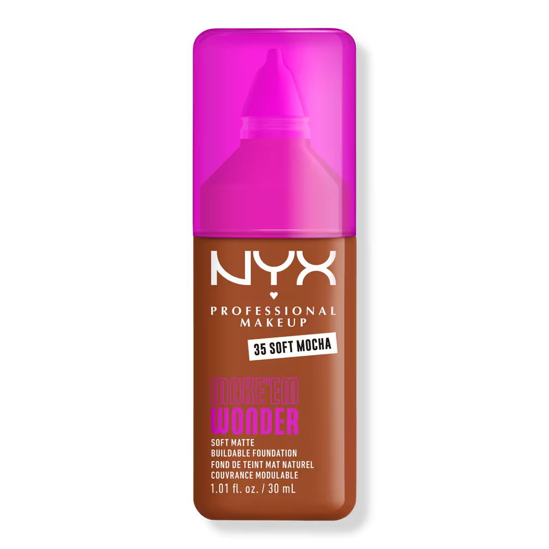NYX Professional Makeup Make 'EM Wonder, 24H Soft Matte Foundation