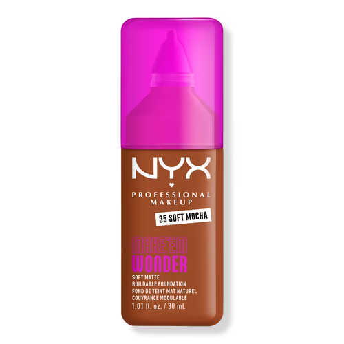 Load image 1 in gallery view. NYX Professional Makeup Make 'EM Wonder, 24H Soft Matte Foundation